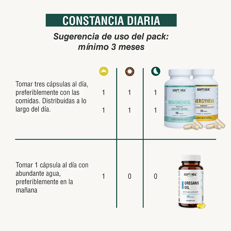Defensas fuertes Adaptoheal
