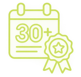 Más de 30 años de experiencia